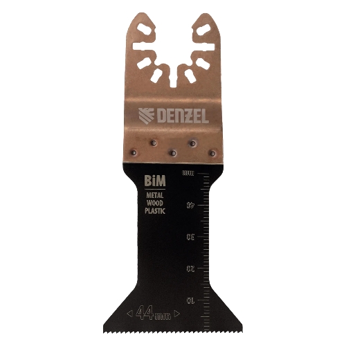 Насадка для МФИ Denzel режущая Т-образная, BiM, по металлу и дереву, 44 x 1,4 мм, мелкий зуб