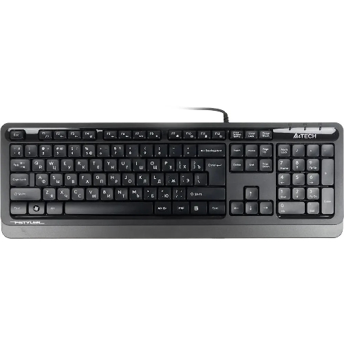 Клавиатура проводная A4Tech Fstyler FK10, USB, черный/серый