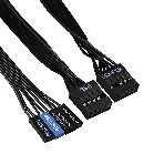 Компьютерный корпус Minitower ExeGate BA-309-UNS350 (mATX, БП UNS350 с вент. 12см, 2*USB, HD аудио, черный)