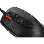 Мышь проводная + коврик A4Tech X-7120 черный, 2000 dpi, USB, кнопки - 7