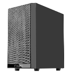 Компьютерный корпус Silverstone SST-PS15B-PRO Precision Mini Tower Micro ATX Computer Case, tempered glass, 2x 120мм ARGb, 1x ARGb Controller, black
