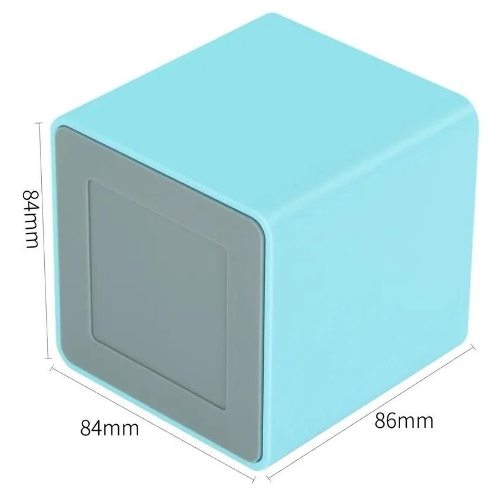 Подставка Deli ENS011blue Nusign 2 отделения для письменных принадлежностей, 84х84х86мм, синий, пластик