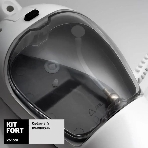 Швабра паровая Kitfort КТ-1008 1500Вт белый/черный