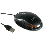 Мышь проводная CBR CM 122 черный, 1000 dpi, USB, кнопки - 3