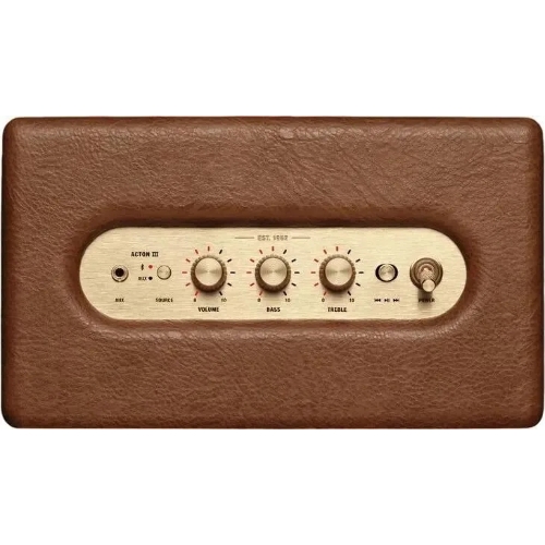 Колонка портативная Marshall Acton III коричневый 60W 2.1 BT/3.5Jack