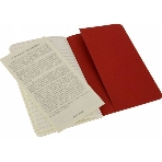 Блокнот Moleskine CAHIER JOURNAL CH121 XLarge 190х250 мм, обложка картон, 120 страниц, линейка, клюквенный (3 шт)