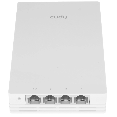 Точка доступа Wi-Fi Cudy AX3000 Gigabit Wall-Plate Wi-Fi 6 Access Point AX3000 Dual Band Wi-Fi 6 Wall Plate Access Point, Chipset MT7981+MT7531AE+MT7976CN, 802.11ax/ac/a/b/g/n, 2402Mbps at 5GHz + 574Mbps at 2.4GHz, 1 x Gigabit PoE-IN Port, 802.3af/at, 4 x Gigabit RJ45 ports, LAN1 support PoE Out, Cudy Mesh Support