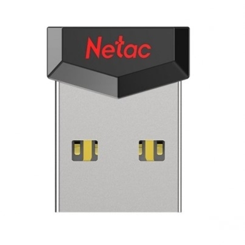 Флешка USB Netac UM81 (NT03UM81N-004G-20BK), 4Gb, USB 2.0, R/W 30/10, черный/красный