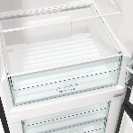 Холодильник Gorenje NRK6202EBXL4 черный матовый двухкамерный 235/96л морозилка снизу, No Frost