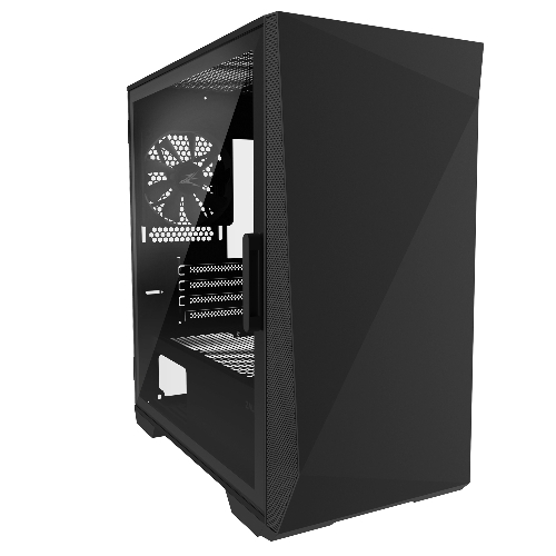 Компьютерный корпус ZALMAN Z1 ICEBERG, MicroATX, черный, WINDOW, 2xCOMBO (3.5