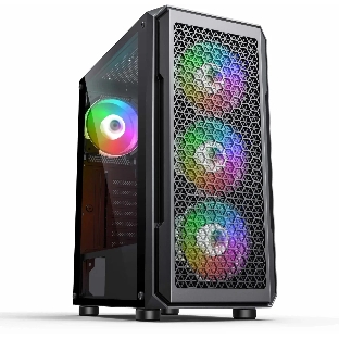 Компьютерный корпус Accord 3338 черный без БП ATX 1xUSB2.0 1xUSB3.0 1xUSB3.1 audio bott PSU