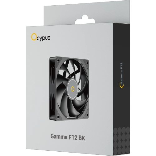 Вентилятор для корпуса Ocypus Gamma F12 BK черный 120мм 1300rpm 24.5db 3-pin