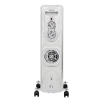 Обогреватель масляный Engy EN-1307F Classic (7 секций), белый, 2000 Вт, 25 м2, термостат