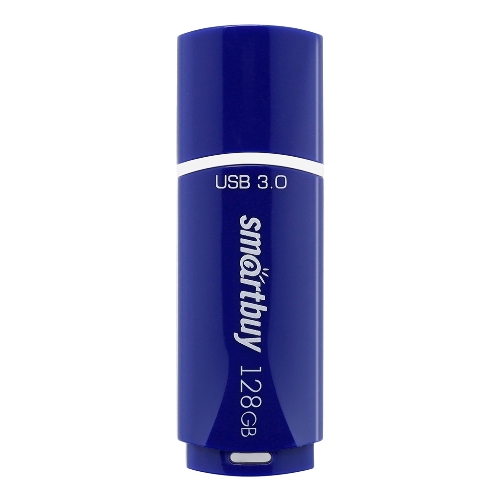 Флешка USB Smartbuy CROWN BLUE (SB128GbCRW-Bl), 128Gb, USB 3.0, R/W 75/25, синий