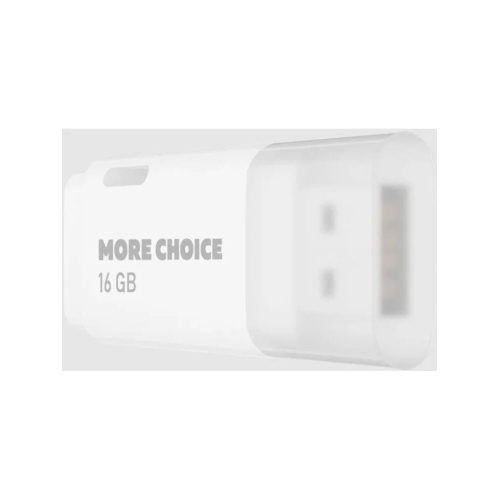 Флешка USB More Choice MF16 16Gb белый