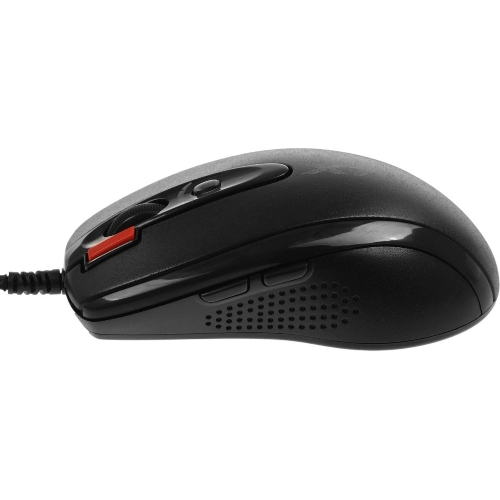 Мышь проводная + коврик A4Tech X-7120 черный, 2000 dpi, USB, кнопки - 7
