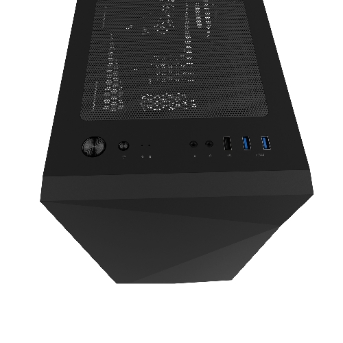 Компьютерный корпус ZALMAN Z1 ICEBERG, MicroATX, черный, WINDOW, 2xCOMBO (3.5