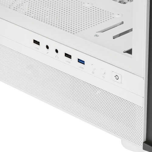 Компьютерный корпус PCCooler ME200 MESH WH, Mesh Full Tower, белый, TG, SPCC, 3x120мм ARGb E-ATX, ATX, mATX, mITX 180/380/220мм 4x2.5