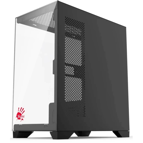 Компьютерный корпус Bloody BD-CC103 черный без БП mATX 7x120мм 1xUSB 2.0 1xUSB 3.0 audio bott PSU