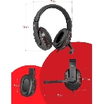 Гарнитура Defender Warhead G-160 чёрный, проводная