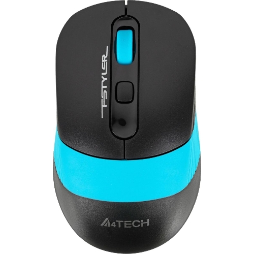 Комплект клавиатура+мышь A4Tech FStyler FG1010 беспроводной, USB, 2000 DPI, чёрный/синий