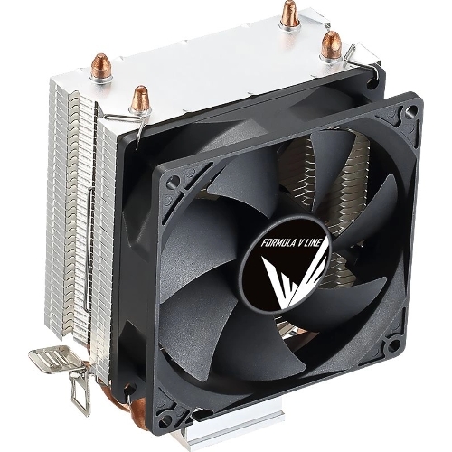Устройство охлаждения (кулер) Aerocool Formula Ice Boid 2PSDB черный 90мм алюминий+медь 2100rpm 34db 4-pin 90W 135мм