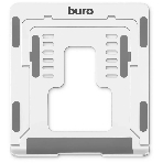 Подставка для ноутбука Buro BU-LS120 238x17x215мм 450г алюминий серебристый