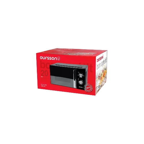 Микроволновая печь OURSSON MM2010/BL черный/серебристый, 20 л, 700 Вт, переключатели - поворотный механизм