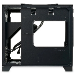 Компьютерный корпус без блока питания Case HSPD M211, Mesh Mini-tower, Black, TG, 0.7 SPCC, no fans,mATX, mITX, 175/330/150мм, 2x2.5