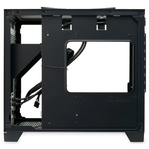 Компьютерный корпус без блока питания Case HSPD M211, Mesh Mini-tower, Black, TG, 0.7 SPCC, no fans,mATX, mITX, 175/330/150мм, 2x2.5