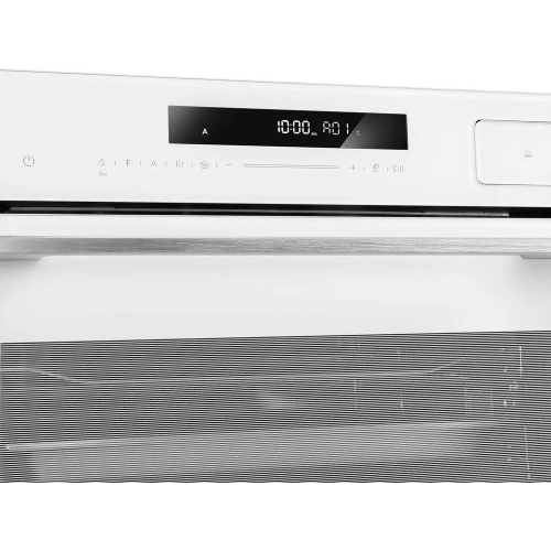 Духовой Шкаф электрический с паром Maunfeld MCMO5016STGW, 50л, дверца с 2 стеклами, белый