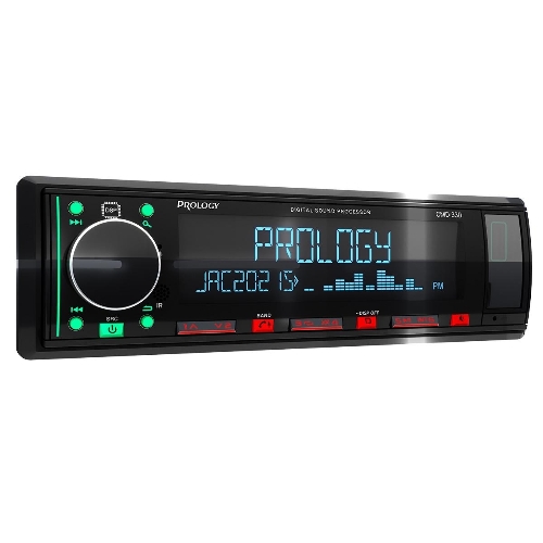 Автомагнитола Prology CMD-330, 1 DIN, Bluetooth, USB Type-A, AUX, пульт ДУ