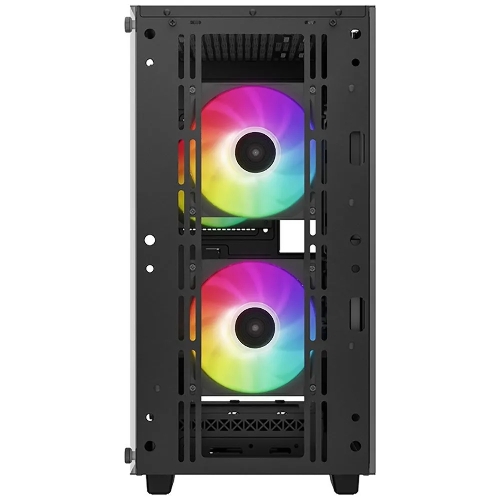Компьютерный корпус DeepCool CC360 ARGb (R-CC360-BKAPM3-G-1) (mATX, без БП, 2xUSB, с окном)