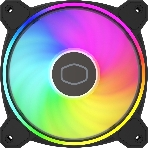 Вентилятор для корпуса 1 Ватт MasterFan MF120 Halo2