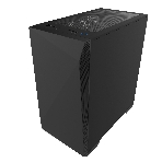 Компьютерный корпус ZALMAN Z1 ICEBERG, MicroATX, черный, WINDOW, 2xCOMBO (3.5