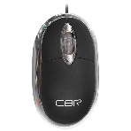 Мышь проводная CBR CM 122 черный, 1000 dpi, USB, кнопки - 3