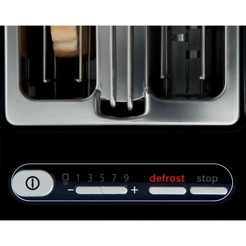Тостер Bosch TAT8613N черный, 860 Вт, 2 слота