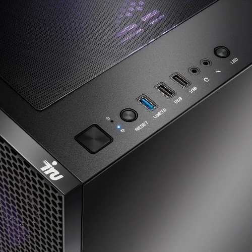 Компьютер IRU Tactio 510B7GP TWR i7 14700F (2.1) 32Gb SSD 1Tb RTX 5070 12Gb FreeDOS GbitEth 750W черный (RUS) (2146243)