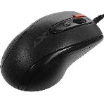 Мышь проводная + коврик A4Tech X-7120 черный, 2000 dpi, USB, кнопки - 7