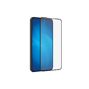 Защитное стекло для экрана DF sColor-125 черный для Samsung Galaxy S22+ 2.5D 1шт. (DF SCOLOR-125 (BLACK))