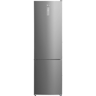 Холодильник Midea MDRB489FGE02OE нержавеющая сталь двухкамерный 247/83л морозилка снизу, No Frost
