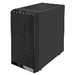 Компьютерный корпус Silverstone SST-PS15B-PRO Precision Mini Tower Micro ATX Computer Case, tempered glass, 2x 120мм ARGb, 1x ARGb Controller, black