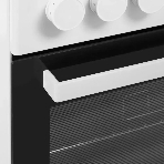 Плита электрическая Maunfeld MEC55CW08D белый, конфорок 4 шт, духовка 60 л, 50 см x 85 см x 60 см