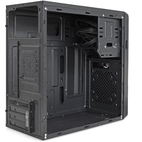 Компьютерный корпус Minitower ExeGate EX286412RUS BA-309 (mATX, без БП, 2хUSB, HD аудио, черный)