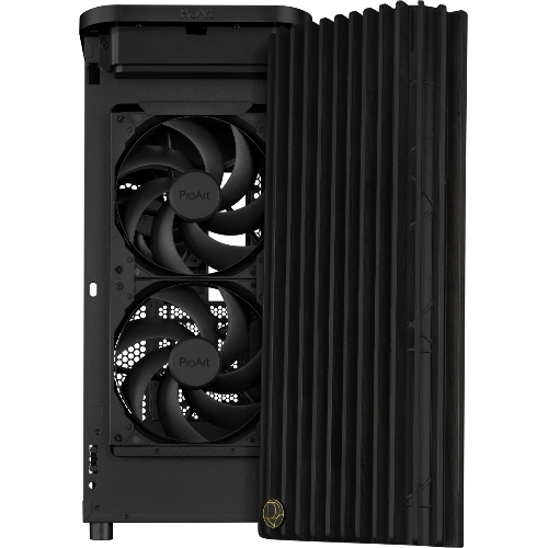 Компьютерный корпус ASUS PROART PA401 WOOD TG PWM черный