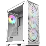 Корпус без блока питания Raijintek ARCADIA 41-MS4, Midi-Tower, TG, 1x120мм + 3x120мм ARGB, 2xUSB-A 3.0 + 1xUSB-C, ATX, mATX, mITX White