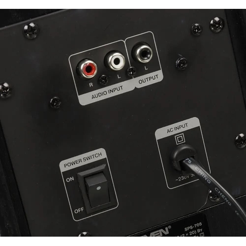 Акустическая система SVEN SPS-705 2.0 черный 40Вт