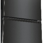 Холодильник Gorenje NRK6202EBXL4 черный матовый двухкамерный 235/96л морозилка снизу, No Frost