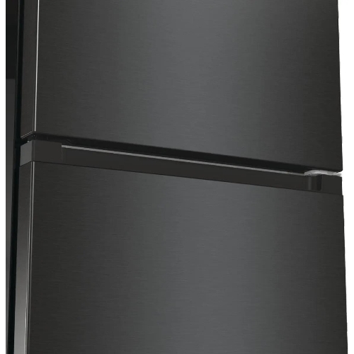 Холодильник Gorenje NRK6202EBXL4 черный матовый двухкамерный 235/96л морозилка снизу, No Frost