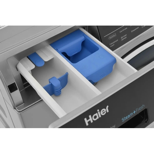 Стиральная машина Haier HWD80-BP14979S серебристый, загрузка фронтальная 8 кг, 5 кг - сушка, 1400 об/мин, класс: B